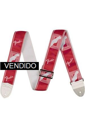 Fender Custom Monogrammed Strap Candy Apple Red Fender Custom Monogrammed Strap Candy Apple Red